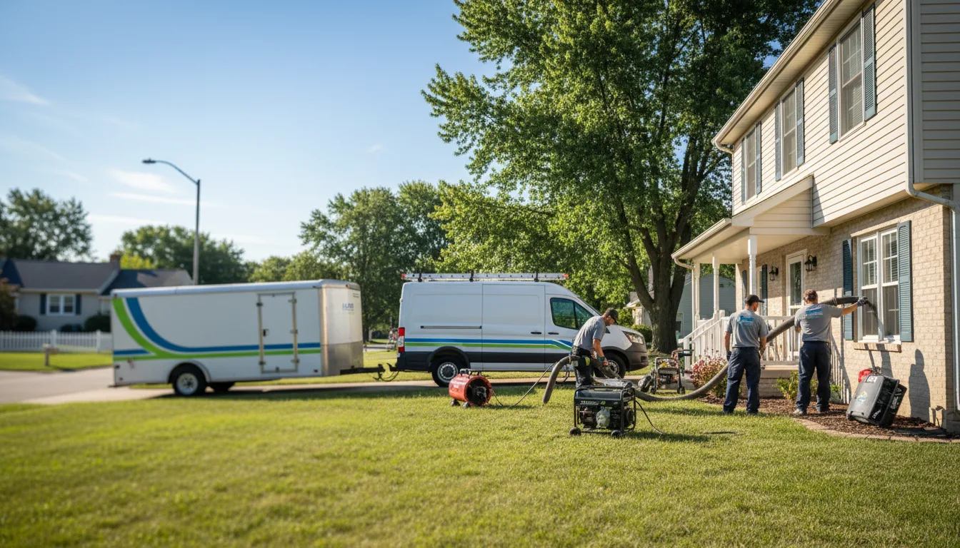 Flooded Basement Restoration And Cleanup With Repair in Chester, IL near me